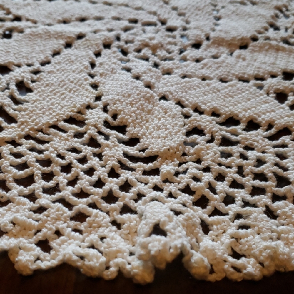 Handcrafted Crocheted Doily - Picture 4 of 5